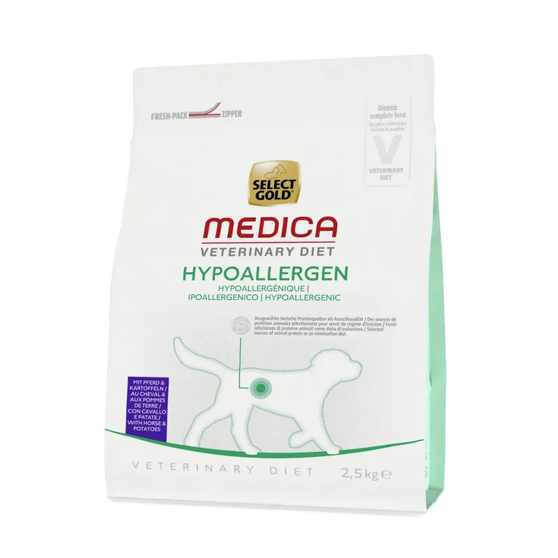 Wochenendangebot Select Gold Medica Hypoallergenic Adult Pferd, Kartoffel 2,5 kg